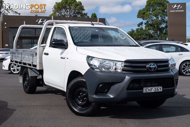 2019 TOYOTA HILUX WORKMATE TGN121R CAB CHASSIS