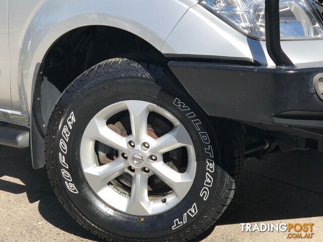 2012 NISSAN NAVARA ST-X 550 (4x4) D40 DUAL CAB UTILITY