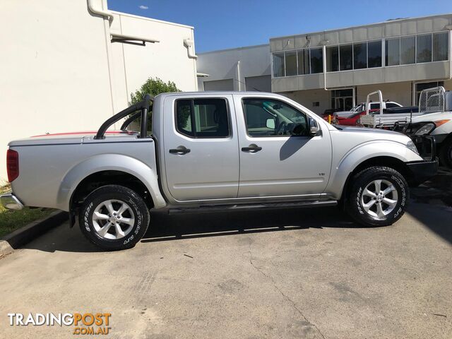 2012 NISSAN NAVARA ST-X 550 (4x4) D40 DUAL CAB UTILITY