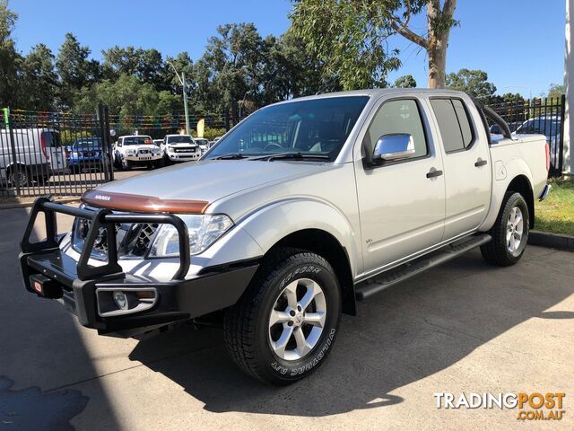 2012 NISSAN NAVARA ST-X 550 (4x4) D40 DUAL CAB UTILITY