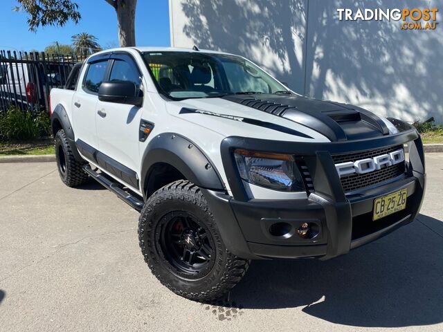 2014 Ford Ranger PX XL Hi-Rider Cab Chassis Double Cab 4dr Spts Auto 6sp, 4x2 1379kg 2.2DT (Sep)  Cab Chassis