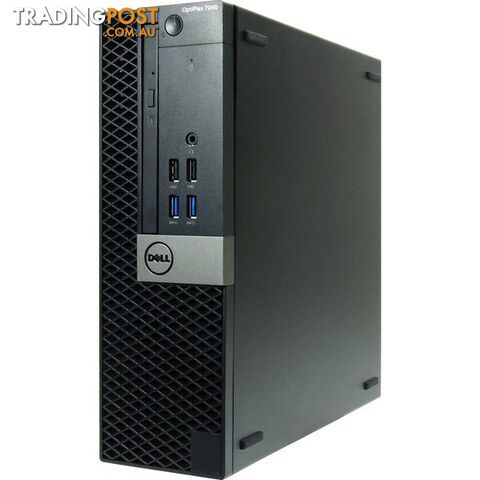 Dell Optiplex 7040 SFF Desktop PC - i5-6500/6600 3.20GHz Quad Core, 8GB RAM, 240GB SSD, Win10 Pro, 12 Mth Wty - 7040-i5-8GB-240-W10P-SFF-EXG