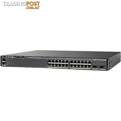 Cisco Catalyst 2960-XR 24 GigE PoE 370W- 4x 1G SFP- IP Lite, 12 Mth Wty - WS-C2960XR-24PS-I-EXG