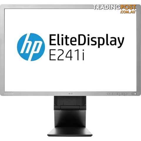 HP EliteDisplay E241i 24 inch WUXGA LCD Monitor - 1920x1200, 16:10, 5ms, DisplayPort, DVI, VGA, VESA, 12 Mth Wty - E241i-EXG