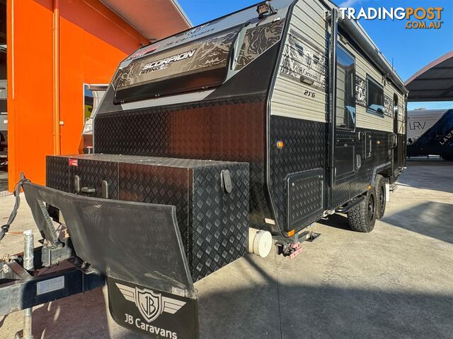 2024 JB CARAVANS SCORPION STING AIR CARAVAN REAR DOOR