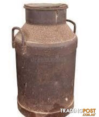 ANTIQUE 50 LITRE STEEL MILK CAN