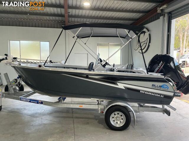 NEW 4.8 BLUEFIN BARRACUDA WITH 60HP FOUR STROKE OUTBOARD
