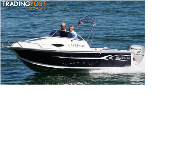 NEW 5.8 BLUE FIN CASTAWAY WITH 115HP 4-STROKE