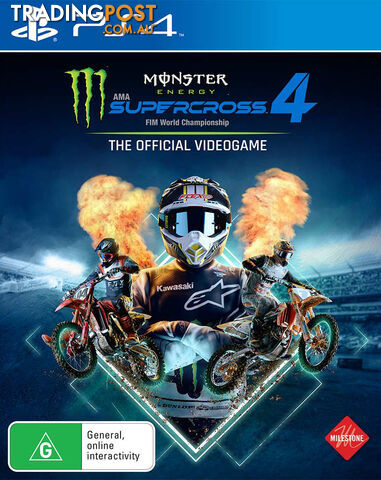 Monster Energy Supercross 4 (PS4) - Milestone S.r.l. - PS4 Software GTIN/EAN/UPC: 8057168501667