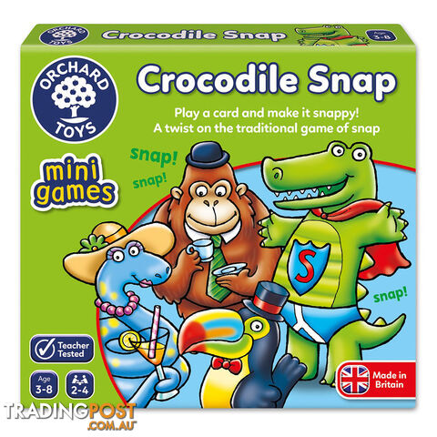 Crocodile Snap Card Game - Orchard Toys - Tabletop Card Game GTIN/EAN/UPC: 5011863102089