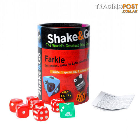Shake & Go Farkle Dice Game - The Purple Cow - Tabletop Dice Game GTIN/EAN/UPC: 7290014368781