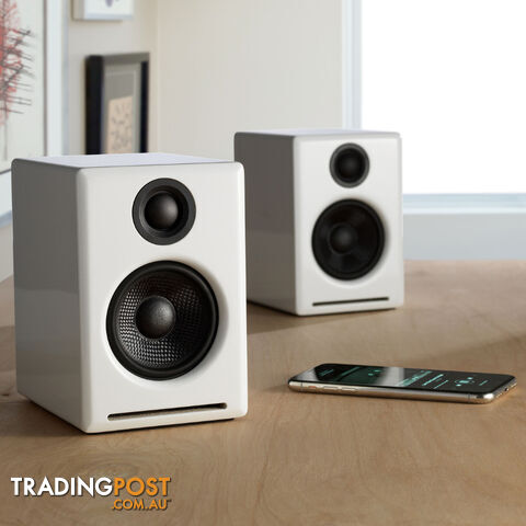 Audioengine A2+ Wireless Speakers (White) - Audioengine - PC Accessory GTIN/EAN/UPC: 852225007179 - photo 4 of 5