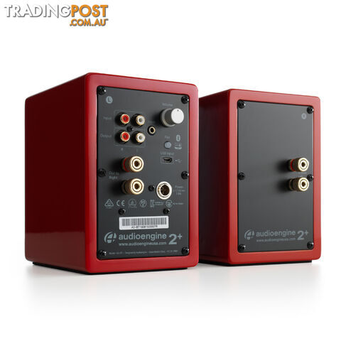 Audioengine A2+ Wireless Speakers (Red) - Audioengine - PC Accessory GTIN/EAN/UPC: 852225007186 - photo 2 of 5