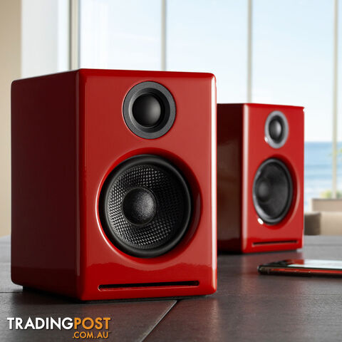 Audioengine A2+ Wireless Speakers (Red) - Audioengine - PC Accessory GTIN/EAN/UPC: 852225007186 - photo 5 of 5