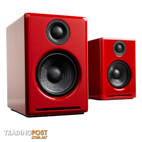 Audioengine A2+ Wireless Speakers (Red) - Audioengine - PC Accessory GTIN/EAN/UPC: 852225007186