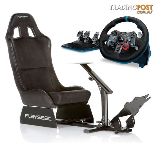 Playseat Evolution Alcantara with Improved Pedal Plate + Logitech G29 Racing Wheel for PS3 / PS4 / PC - Playseat - Racing Simulation GTIN/EAN/UPC: 097855112781