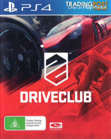 DriveClub [Pre-Owned] (PS4) - Sony Interactive Entertainment - P/O PS4 Software GTIN/EAN/UPC: 711719276678