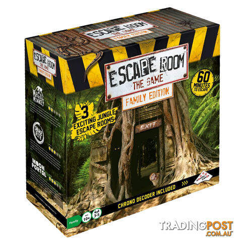 Escape Room the Game Jungle Family Edition Board Game - Identity Games - Tabletop Board Game GTIN/EAN/UPC: 9339111010655