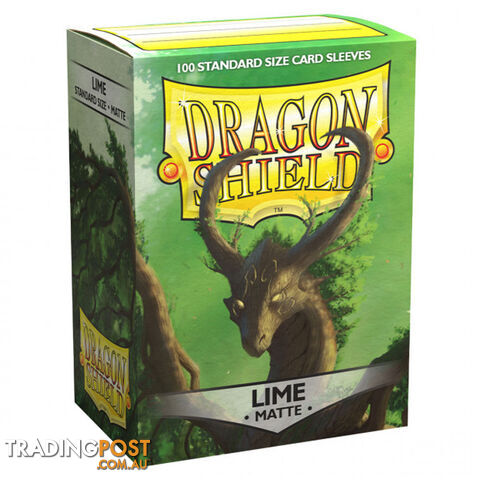 Dragon Shield Laima Matte Lime Sleeves 100 Pack - Arcane Tinmen Aps - Tabletop Trading Cards Accessory GTIN/EAN/UPC: 5706569110383