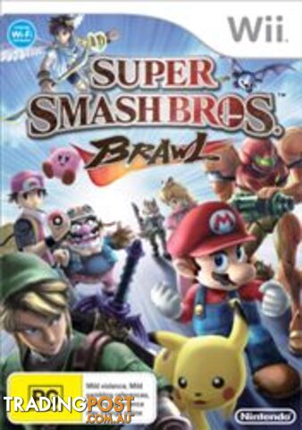 Super Smash Bros Brawl [Pre-Owned] (Wii) - Nintendo - P/O Wii Software...