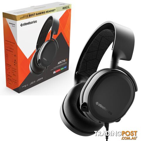 Steelseries Arctis 3 Black Wired Gaming Headset - Steelseries - Headset GTIN/EAN/UPC: 5707119035897