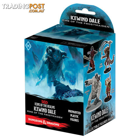 Dungeons & Dragons Icons of the Realms: Icewind Dale Rime of the Frostmaiden Pre-Painted Plastic Figures Booster - WizKids - Tabletop Role Playing Game GTIN/EAN/UPC: 634482960097