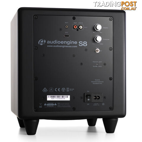 Audioengine S8 Powered Subwoofer (Black) - Audioengine - PC Accessory GTIN/EAN/UPC: 819955110012 - photo 2 of 5