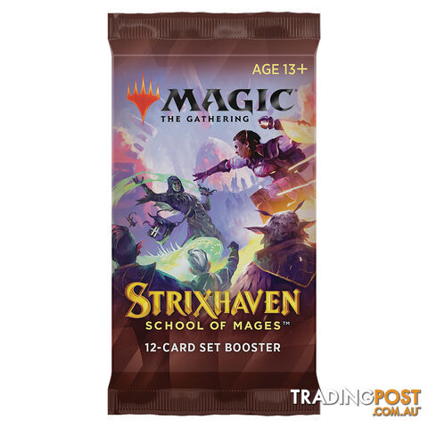 Magic the Gathering: Strixhaven School of Mages Set Booster Pack - Wizards of the Coast - Tabletop Trading Cards GTIN/EAN/UPC: 630509975662