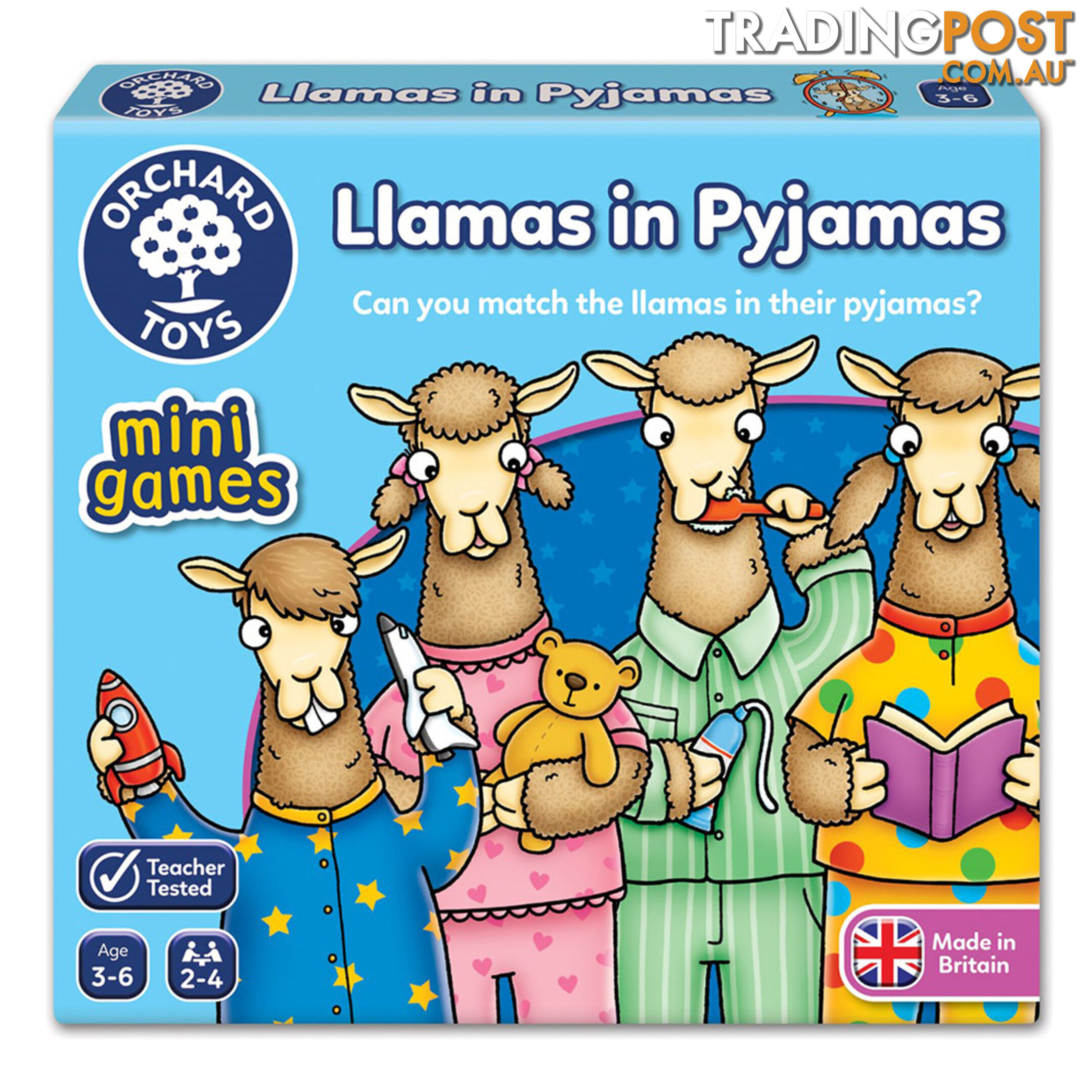 Llamas in Pyjamas Card Game - Orchard Toys - Toys Games & Puzzles GTIN/EAN/UPC: 5011863102515