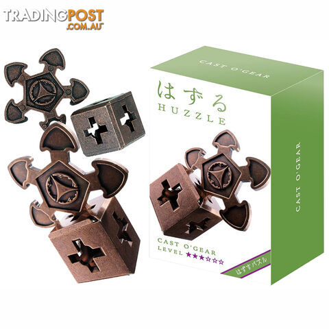 Hanayama Level 3 Cast O'Gear Puzzle - Hanayama Co.,LTD. - Tabletop Puzzle Game GTIN/EAN/UPC: 779090900087