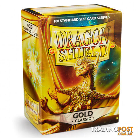Dragon Shield Pontifex Classic Gold Sleeves 100 Pack - Arcane Tinmen Aps - Tabletop Trading Cards Accessory GTIN/EAN/UPC: 5706569100063