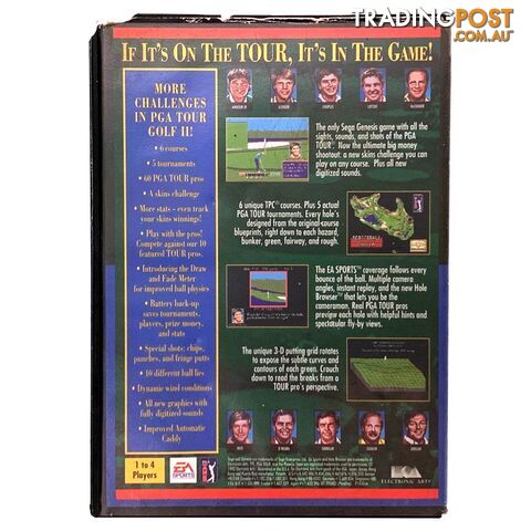 PGA Tour Golf 2 (Boxed) [Pre-Owned] (Mega Drive) - SEGA - Retro Mega Drive Software - photo 2 of 3