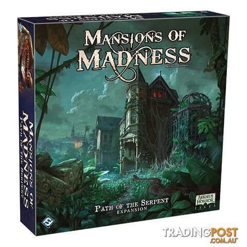 Mansions of Madness: Path of the Serpent Expansion - Fantasy Flight Games - Tabletop Board Game GTIN/EAN/UPC: 841333110147