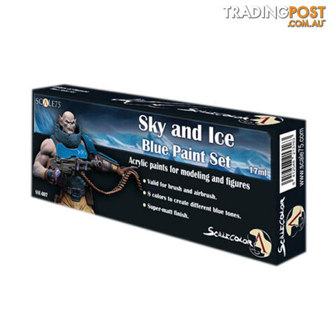 Scale 75 Scalecolor Sky and Ice Blue Paint Set - Scale75 - Tabletop Miniatures GTIN/EAN/UPC: 8412548252032