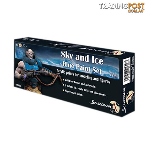 Scale 75 Scalecolor Sky and Ice Blue Paint Set - Scale75 - Tabletop Miniatures GTIN/EAN/UPC: 8412548252032