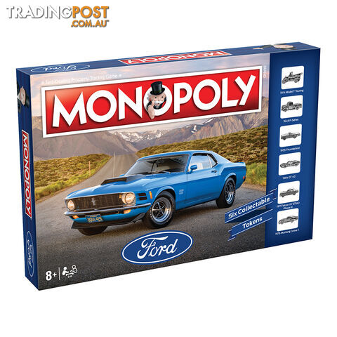 Monopoly: Ford Board Game - Winning Moves - Tabletop Board Game GTIN/EAN/UPC: 5053410003968