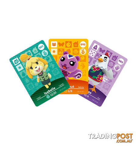 Nintendo Animal Crossing amiibo Cards (Series 1) - Nintendo AMIIBOACCARDS - Amiibo GTIN/EAN/UPC: 9318113995139 - photo 2 of 2