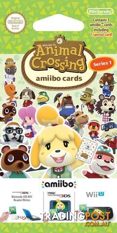 Nintendo Animal Crossing amiibo Cards (Series 1) - Nintendo AMIIBOACCARDS - Amiibo GTIN/EAN/UPC: 9318113995139