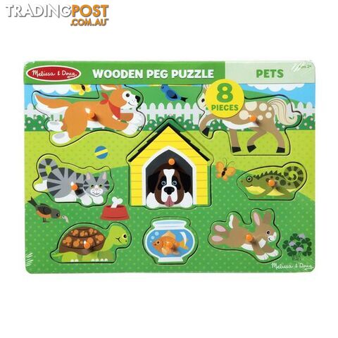 Melissa & Doug Pets Peg Puzzle - Melissa & Doug - Toys Games & Puzzles GTIN/EAN/UPC: 000772090537
