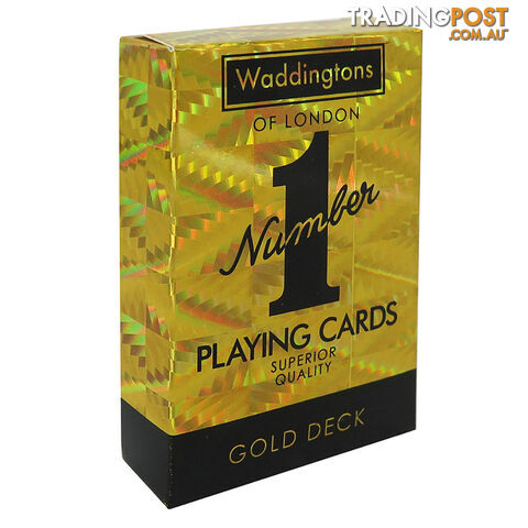 Waddingtons Number 1 Superior Quality Gold Deck Playing Cards - Waddingtons - Tabletop Card Game GTIN/EAN/UPC: 5036905029391