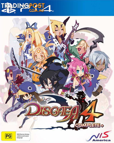 Disgaea 4 Complete + (PS4) - Nippon Ichi Software (NIS America) - PS4 Software GTIN/EAN/UPC: 810023034117