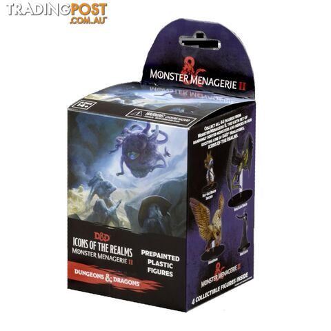 Dungeons & Dragons: Icons of the Realms Monster Menagerie 2 Pre-Painted Plastic Figures Booster - WizKids - Tabletop Role Playing Game GTIN/EAN/UPC: 634482725320