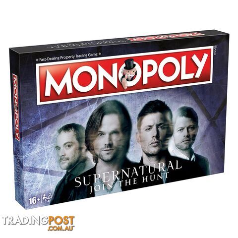 Monopoly Supernatural Edition Board Game - Winning Moves - Tabletop Board Game...