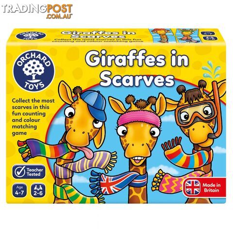 Orchard Toys Giraffes in Scarves Game - Orchard Toys - Tabletop Domino & Tile Game GTIN/EAN/UPC: 5011863103789