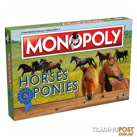 Monopoly Horses & Ponies Board Game - Winning Moves - Tabletop Board Game GTIN/EAN/UPC: 5036905001656