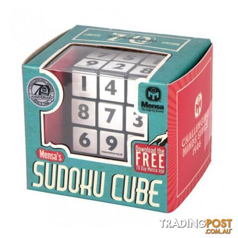 Mensa's Sudoku Cube - WOW! Stuff - Tabletop Puzzle Game GTIN/EAN/UPC: 1000036130008