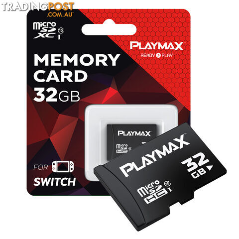 Playmax Gaming Memory Card 32GB for Nintendo Switch - Playmax - Switch Accessory GTIN/EAN/UPC: 9312590160714