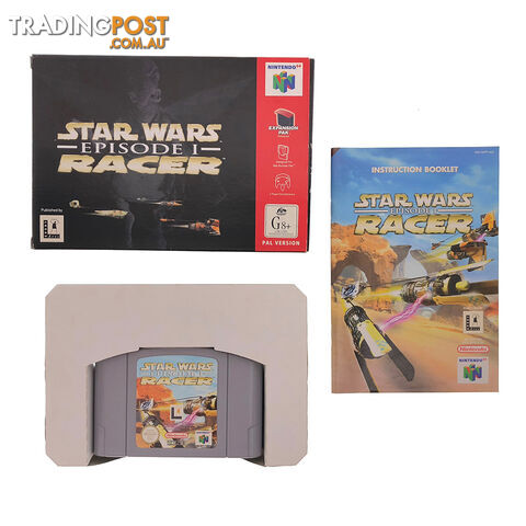 Star Wars: Episode 1 Racer (Boxed) [Pre-Owned] (N64) - Retro N64 Software - photo 2 of 2