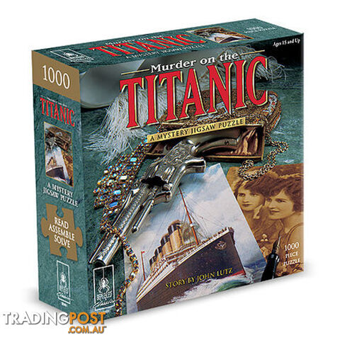 Murder on the Titanic Mystery 1000 Piece Jigsaw Puzzle - BePuzzled - Tabletop Jigsaw Puzzle GTIN/EAN/UPC: 023332005215