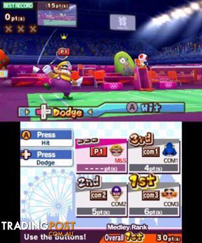 Mario & Sonic at the London 2012 Olympic Games [Pre-Owned] (3DS) - SEGA - P/O 2DS/3DS Software GTIN/EAN/UPC: 5055277013814 - photo 5 of 5